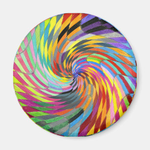 Imã Ímã psicadélico Checkered da mandala do redemoi