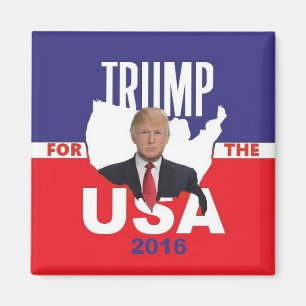 Imã Ímã quadrado de Donald Trump 2016