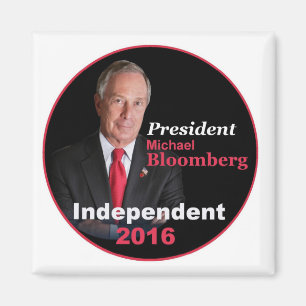 Imã Ímã quadrado de Michael Bloomberg 2016