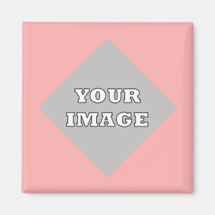 Imã Ímã quadrado diagonal do quadro da foto