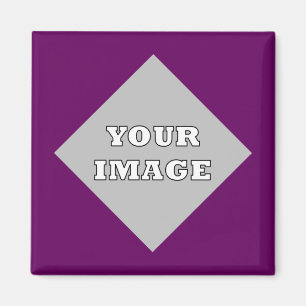 Imã Ímã quadrado diagonal do quadro da foto