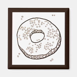 Imã Ímã Quadrado DONUT TRICOTADO