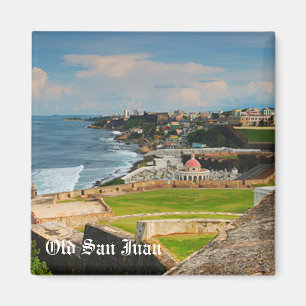 Imã Ímã quadrado velho de San Juan