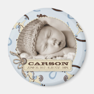 Imã Ímã R do menino do cavalo de balanço