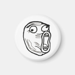 Imã Ímã redondo 1 da cara de LOL