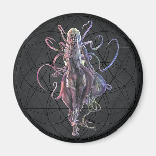 Imã Ímã redondo da matrona de Drow