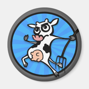 IMÃ ÍMÃ REDONDO DA VACA ENGRAÇADA DOS DESENHOS