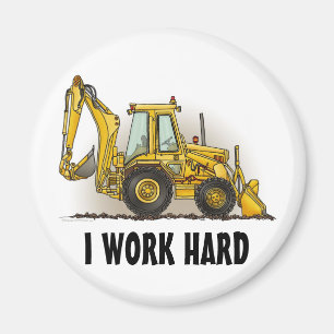 Imã Ímã redondo do Backhoe eu trabalho o duro
