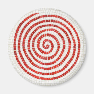 IMÃ ÍMÃ REDONDO MOSAICO DE RODINHA