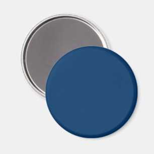 Imã Ímã Redondo Personalizado Azul Meia-Noite