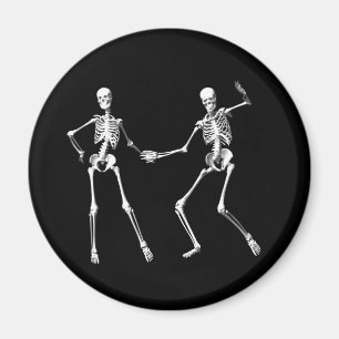 Imã Ímã retro de dança dos esqueletos