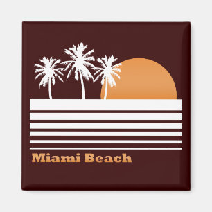 Imã Ímã retro de Miami Beach