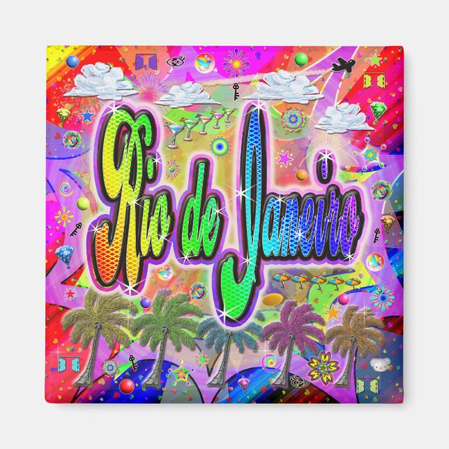 Imã Ímã Rio de Janeiro Vista Express (Frente)