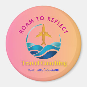 Imã Ímã Roam to Reflect rosa e amarelo (corrigido)