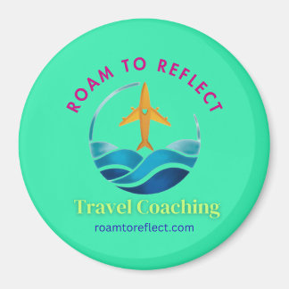 Imã Ímã Roam to Reflect turquesa 2x2in