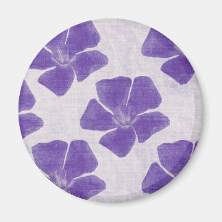 Imã Ímã roxo do teste padrão de flor