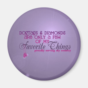 Imã Ímã roxo: Dogtags & diamantes (TROPAS FÊMEAS)