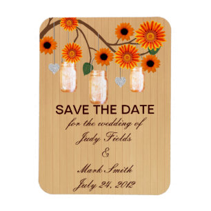 Ímã Imã salve a data alaranjada rústica dos frascos 