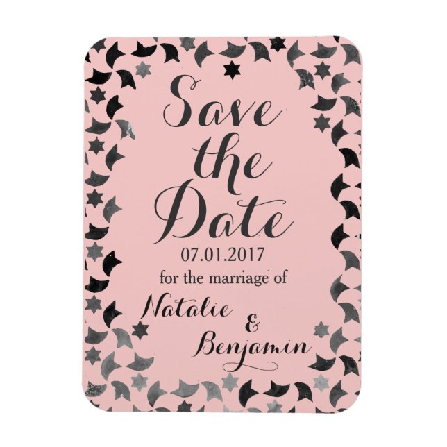 Ímã Imã salve a data | Cor Personalizada (Vertical)