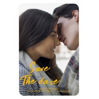 Ímã Imã salve a data de Fotografias - Casamento Person