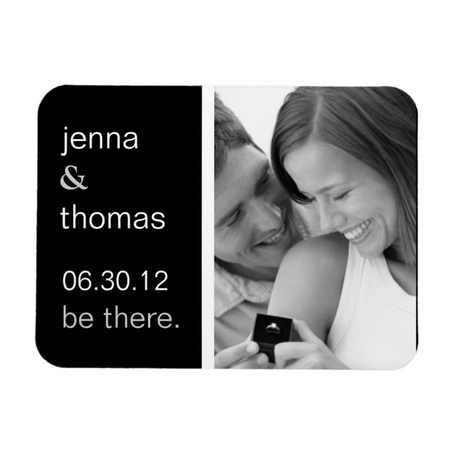 Ímã imã salve a data de imagem personalizada (Horizontal)