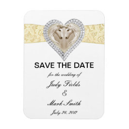 Ímã Imã salve a data de renda amarela Unicorn