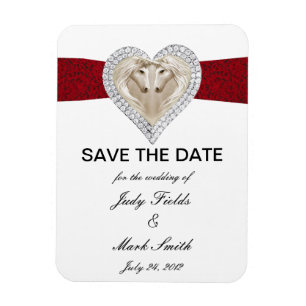 Ímã Imã salve a data do Unicorn Red Lace