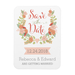 Ímã Imã salve a data floral