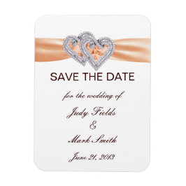 Ímã Imã salve a data Personalizada de Corações de Tang