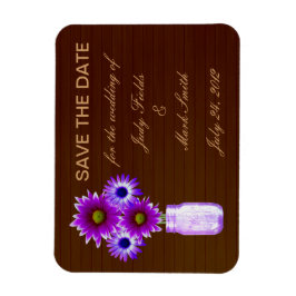 Ímã Imã salve a data Roxo Roxo Mason Jar