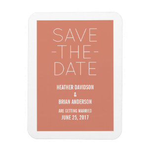 Ímã Imã salve a data simples, laranja