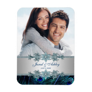 Ímã Imã salve o dia elegante da foto do pavão