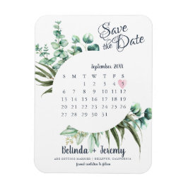 Ímã Imã salve o dia Eucalyptus de Calendário Moderno