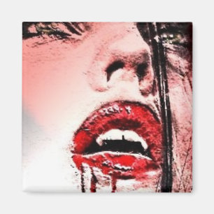 Imã Ímã sangrento bonito do vampiro