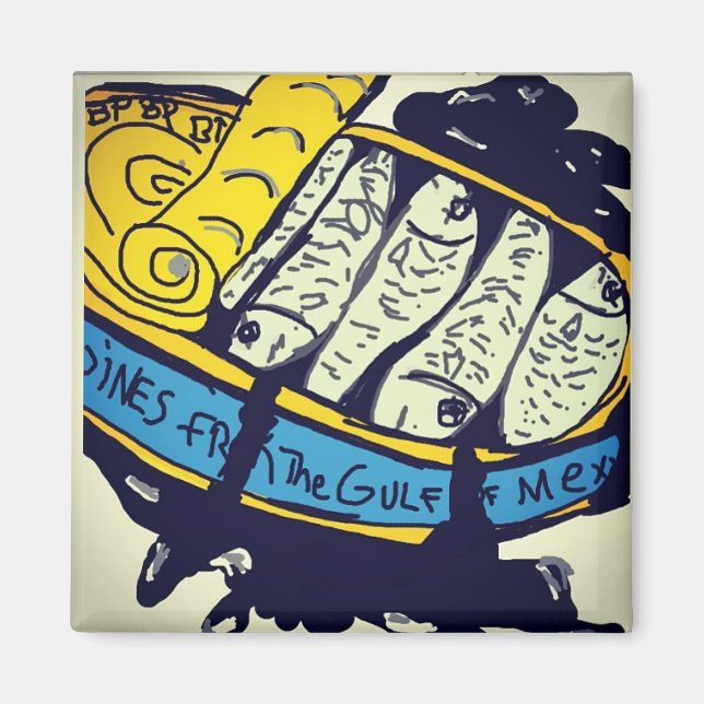 Imã ímã: SARDINES DO GOLFO DO MÉXICO (Frente)