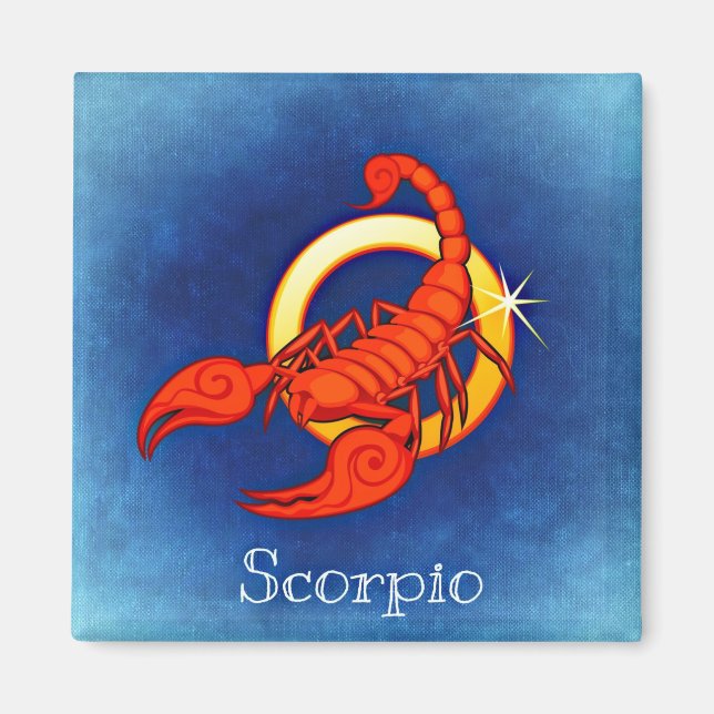 Imã ímã scorpio zodiac (Frente)