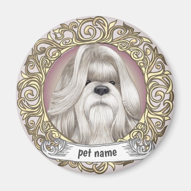 Imã ímã Shih Tzu (Frente)