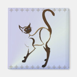 Imã Ímã Siamese do gatinho