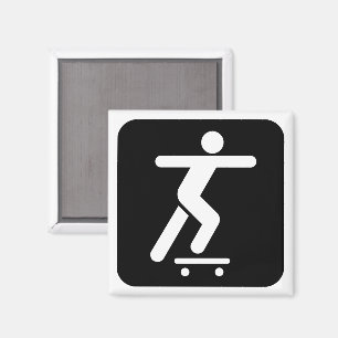 Imã Ímã Skateboarding do símbolo