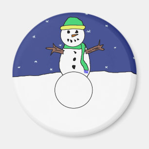 Imã ímã Snowman