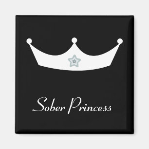 Imã Ímã sóbrio da princesa da coroa branca