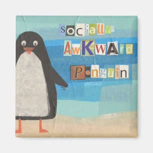 Imã Ímã social inábil do pinguim