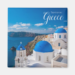 Imã Ímã Souvenir Presente Cênico de Santorini Grécia