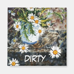 Imã "Ímã sujo do estado da máquina de lavar louça 