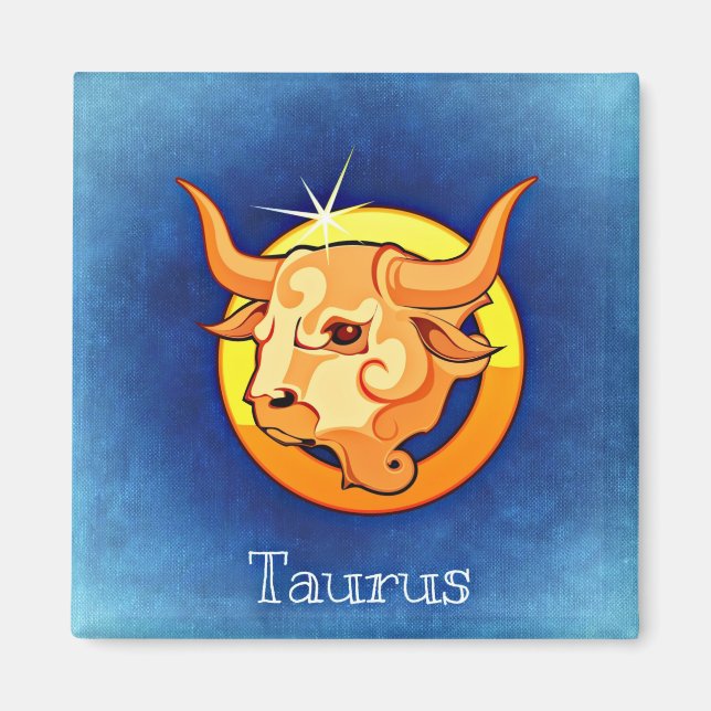 Imã ímã taurus zodiac (Frente)