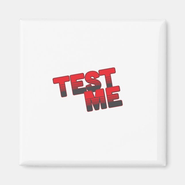 Imã Ímã Teste-Me (Frente)