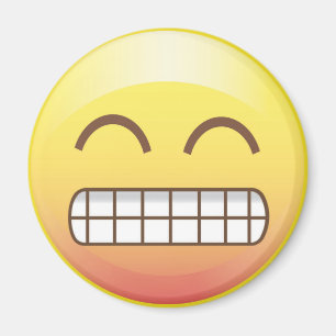 Imã Ímã Toothy de Emoji do amarelo do sorriso