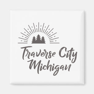 IMÃ ÍMÃ TRANSVERSAL DE MICHIGAN DA CIDADE
