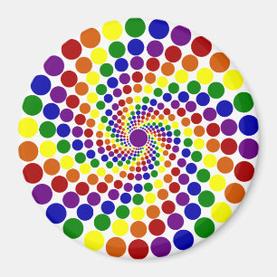 Imã Ímã Twirling da roda de cor