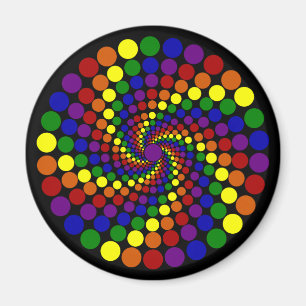 Imã Ímã Twirling da roda de cor